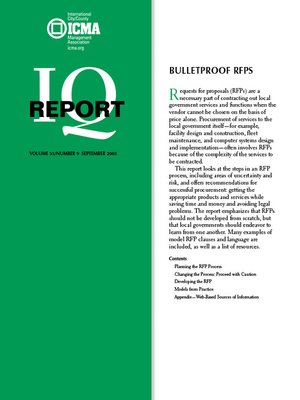 cover image of Bulletproof RFPs